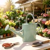 1 Gallon Watering Can for Outdoor&Indoor Plants，Cream Green