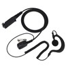 Wireless Walkie Talkie PTT Speaker Earpiece Ear Hook Headset Earphone