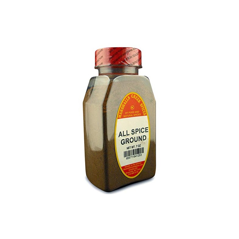 ALL SPICE GROUND FRESHLY PACKED IN LARGE JARS, spices, herbs,