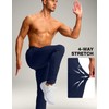 Pudolla Mens Tall Sweatpants with Adjustable Drawstring Stretchy Tall Mens