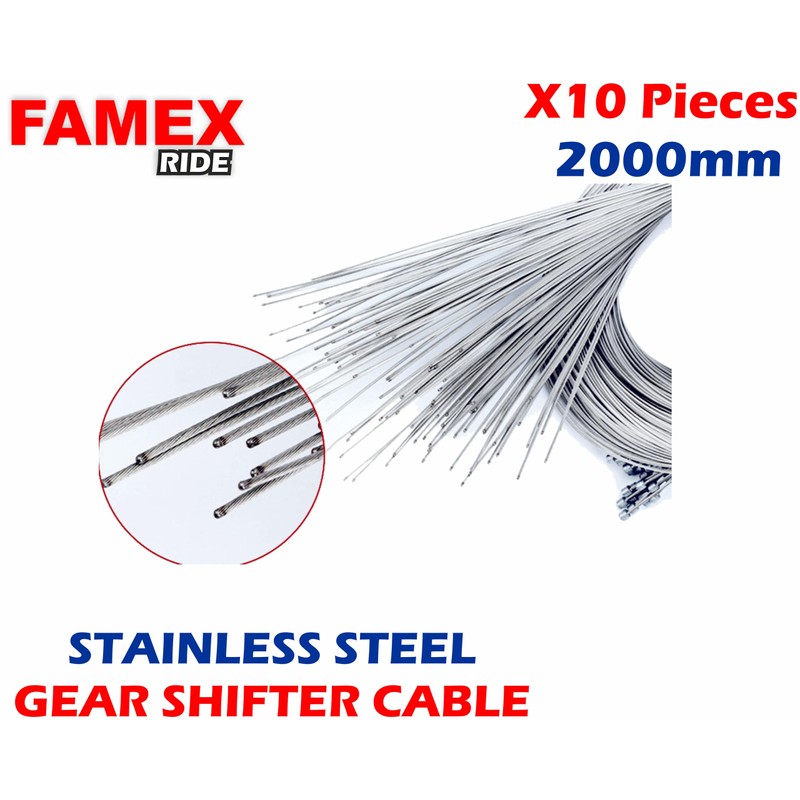 FAMEX RIDE Stainless Steel Mountain Bike Inner Gear Shifte Cable