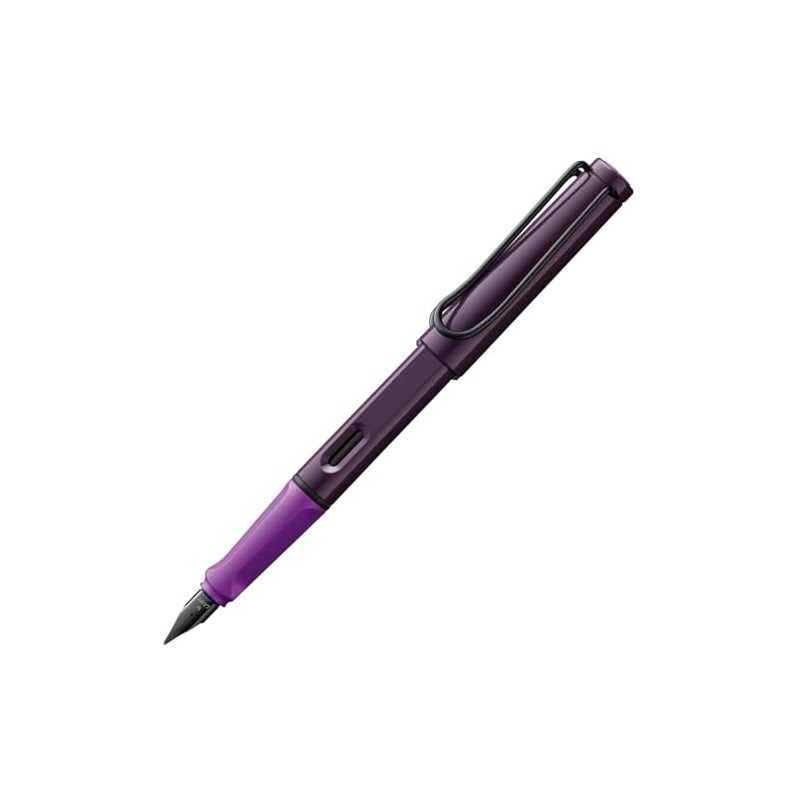LAMY Fountain Pen, F, Fine-Point, Safari, Violet Blackberry L0D8-F Limited