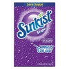 Sunkist Soda Grape Singles To Go Drink Mix, 0.53 OZ,