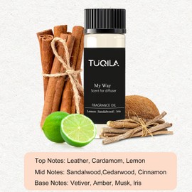 Tuqila Hotel Luxury Essential Oil Set (3x20mL) – Scent Aromatherapy Oils for Diffusers – My Way, Diamond, Hope Scents –Idea for Home, Car, Hotel & Office – Long-Lasting Fragrance
