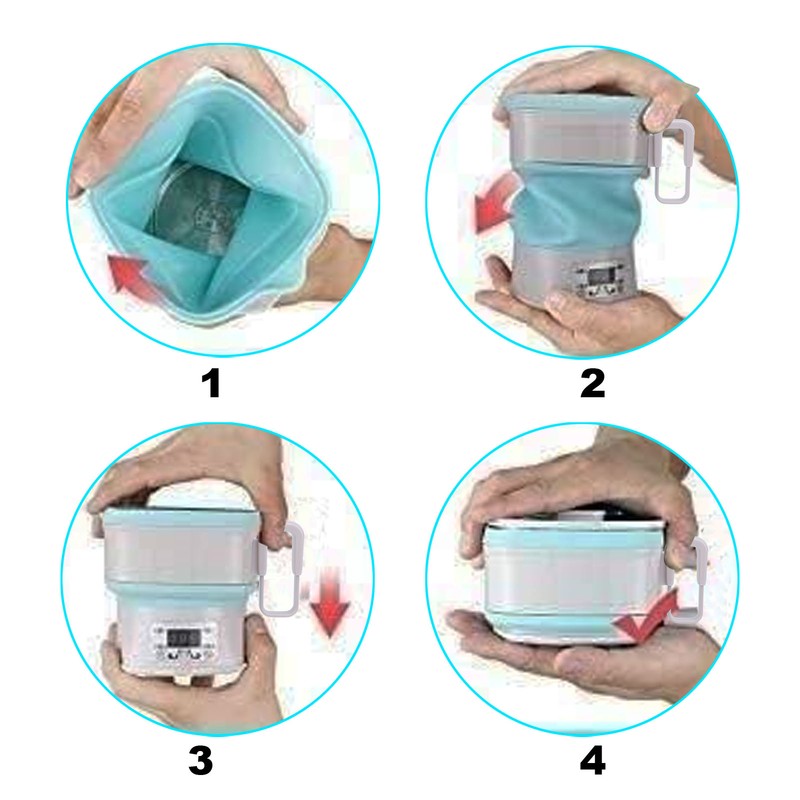 Folding Electric Kettle Travel Mini Portable Boiling Water Kettle for