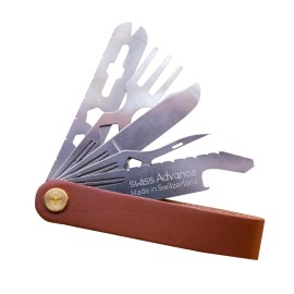 Swiss Advance New Swiss Advance CRONO N5 Multi Tool Brown Folding Poket Knife 51394