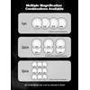 Macaki 40X Magnifying Mirror with Suction Cups and Tweezers Set,