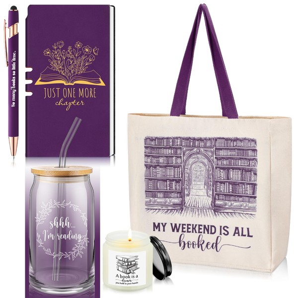 Blushtier Set of 5 Book Lovers Gifts Teacher Appreciation Include