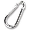 C.P. Sports Carabiner Hook Solid Steel Chrome Plated 80mm x