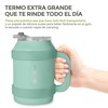 HIKEO Termo de Acero Inoxidable de Doble Pared Extra Grande