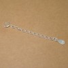 SUGARKITTEN LONDON 2 Sterling Silver Curb Extender Chain With Bolt