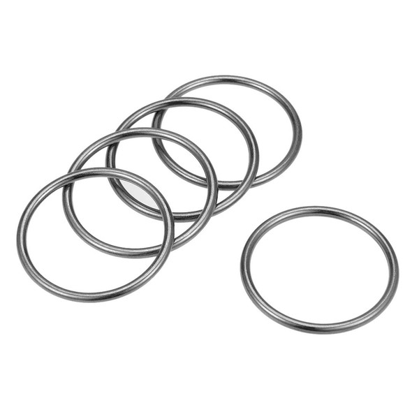 uxcell O-Ring Buckle, Inner Diameter: 1.6 inches (40 mm), Thickness: