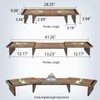 Zimilar Dual Monitor Stand Riser, Monitor Stand with Adjustable Length