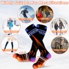 8000mAh Heated Socks for Men Women with App Control, Large-Capacity