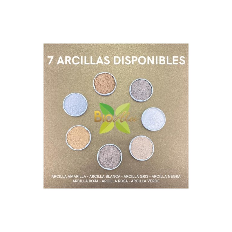 Arcilla Bentonita 1 Kg Natural Mascarilla Facial Spa