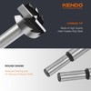 KENDO 16 Piece Forstner Bit Set, Made of Alloy Steel,