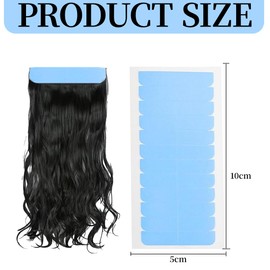 JRYXDS 120 Stück Hair Extension Tape Haarverlängerungsband Doppelseitiges Haarband Uper Klebeband Für Haarverlängerungen Haareinschlag Echthaar-Tape-Tabs Perückenband