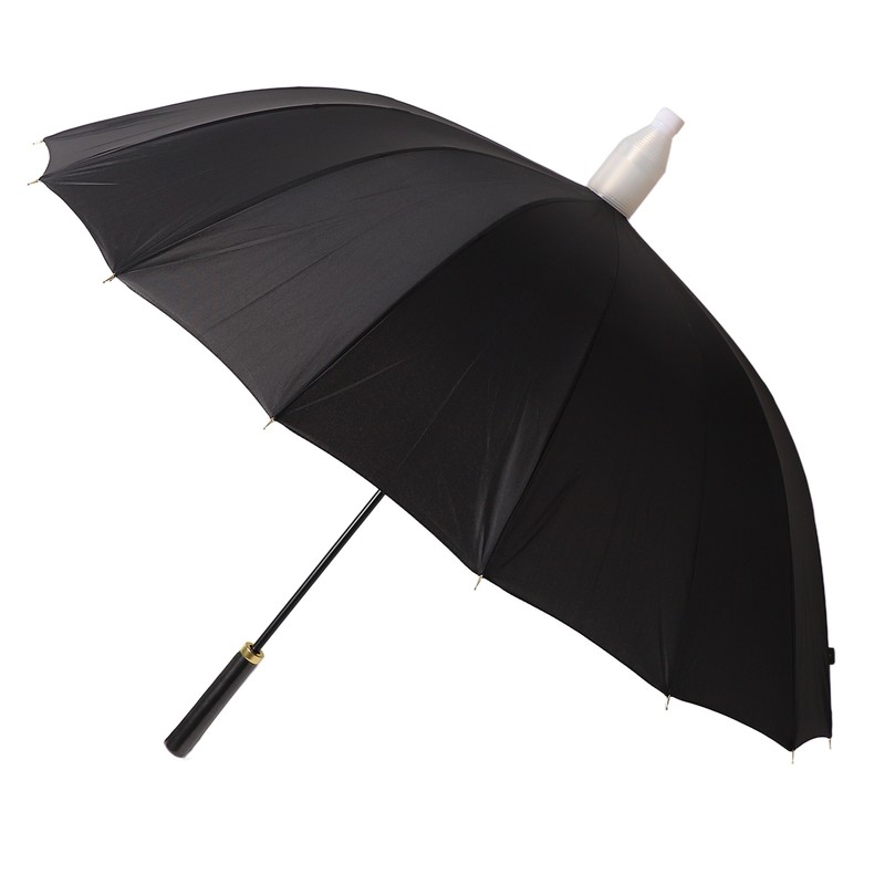 Large Umbrella Automatic Open 16 Ribs Waterproof with Cover Long