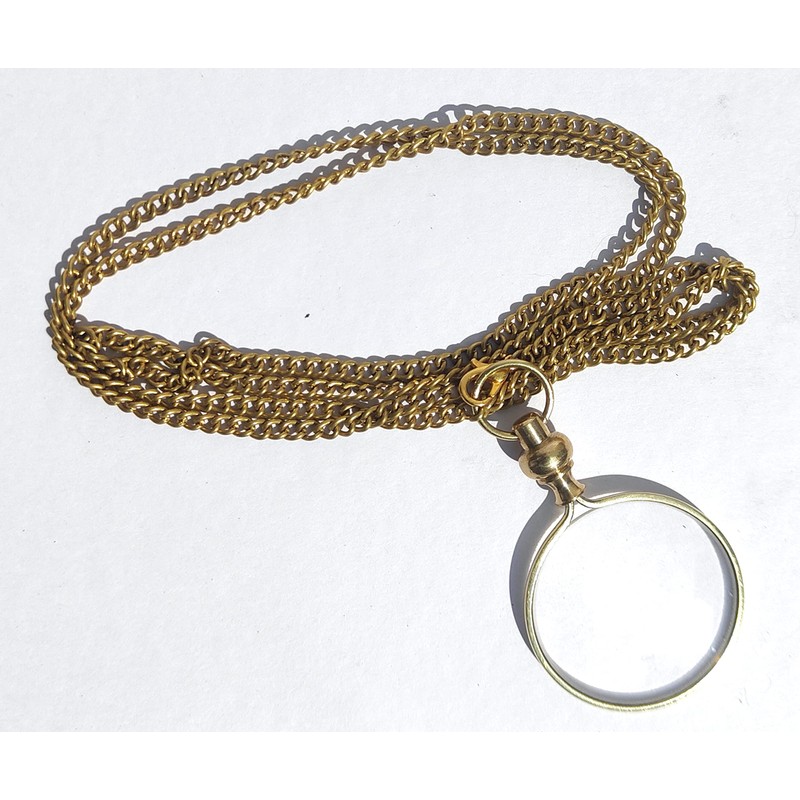 Karv Instruments Magnifying Glass, Optical Magnifier Lens with Necklace Chain