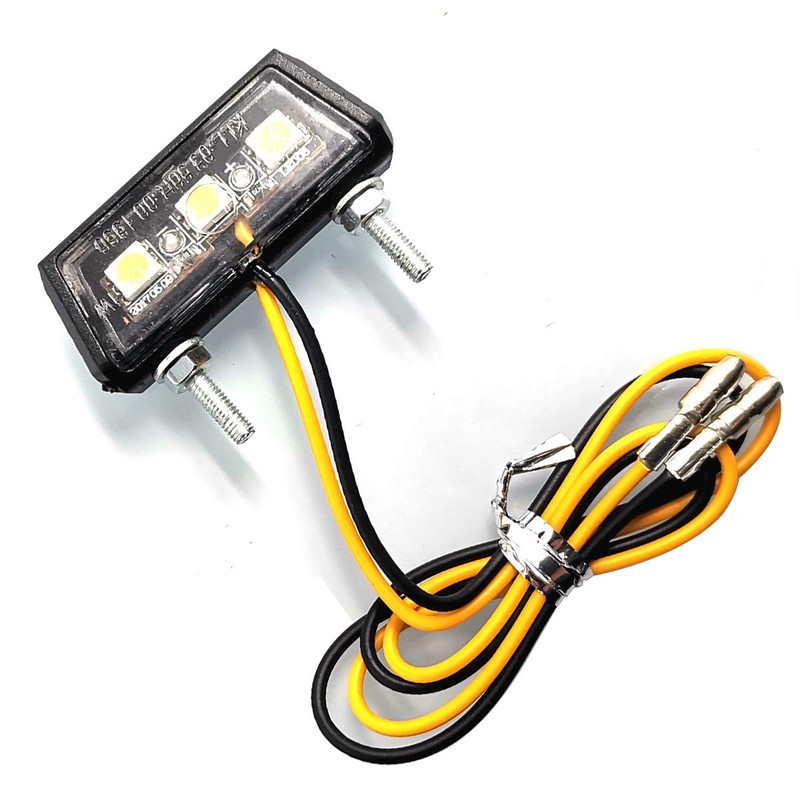 Greluma 1 x Motorcycle License Plate Light 3 SMD LED
