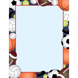 Great Papers! Team Sports Letterhead, 80 Count, 8.5"x11" (2015030)