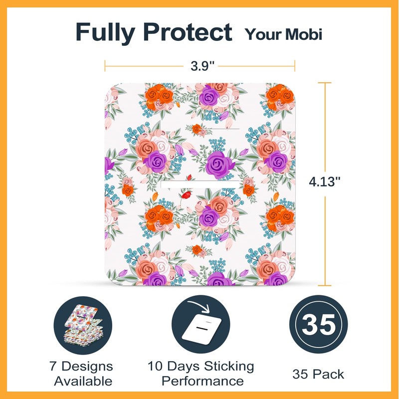 Kuruyo 35Pack Tandem Mobi Adhesive Sleeve Pocket Waterproof & Sweatproof