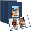 Remowith Photo Album 6 x 4,Slip-in Picture Albums,Linen Hardcover Picture