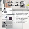 Chendalize Dishwasher Magnet Clean Dirty Sign, Strong Magnet Clean Dirty