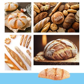 Nirrn Premium Bread Lame Tool (6 Blades)，Hand Crafted Bread Lame Dough Scoring Tool, Easy to Lame Bread & Clean, Stainless Steel Sourdough Scoring Tool, Bread Scoring Tool with Leather Cover