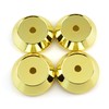 65mm(2.56in)/60mm(2.36in) Gold Car Wheel Center Hub Caps Set of 4