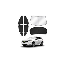 Canvcle Sunshades for 2019-2025 2026 Acura RDX Accessories Windshield Sun Shade Side Rear Window Shade Cover Sun Visor Shield Privacy Protection for Camping Keep Vehicle Cool Black 8PCS