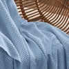 Bedsure 100% Cotton Large Throw Blanket for Couch - Waffle