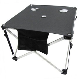 Folding Fabric Picnic Table Side Camping and Beach Beverage Stand