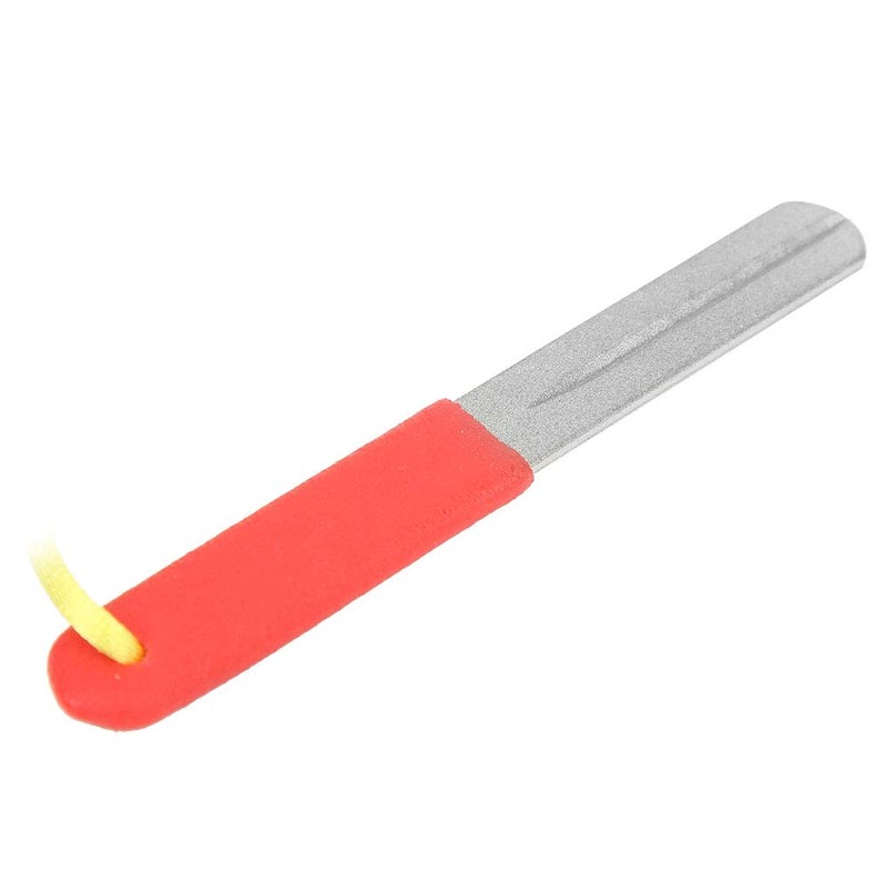 Fishhook Sharpening Whetstone, Double Side Sport Fishing Hook Hone Sharpener