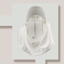 Carnavalife Foldable and Adjustable Baseball Caps with Camping and Going Earmuffs, Unisex, One Size, white, One size