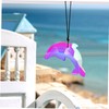 Operitacx Dolphin Hanging Sun Catcher Charm Crystal Pendant for Ocean
