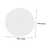 STOBOK 12Pcs Plastic Mesh Sheets for Crafts Round Cross Stitch