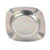 Round Stainless Steel Ashtray for Smoking Areas Round Ashtray 8ea