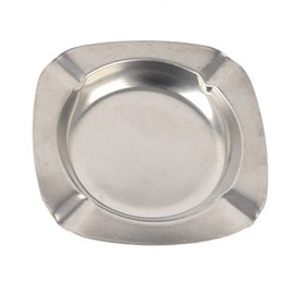 Round Stainless Steel Ashtray for Smoking Areas Round Ashtray 8ea