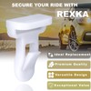 Rexka 10pcs Front & Rear Spoiler Moulding Clip Compatible with