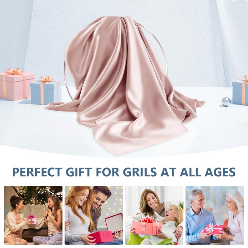 BYTB Silk Pillow Cases King Size Mulberry Silk Pillowcase for