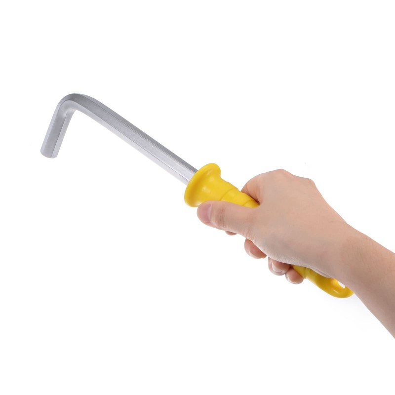 sourcing map 14mm Hex Key Wrench, l Shaped Long Arm