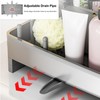SOVGIZF Sponge Holder for Kitchen Sink,Sink Caddy Organizer with Removable