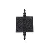 2.5" Victorian Style Steeple Tip Hinge in Cast Iron