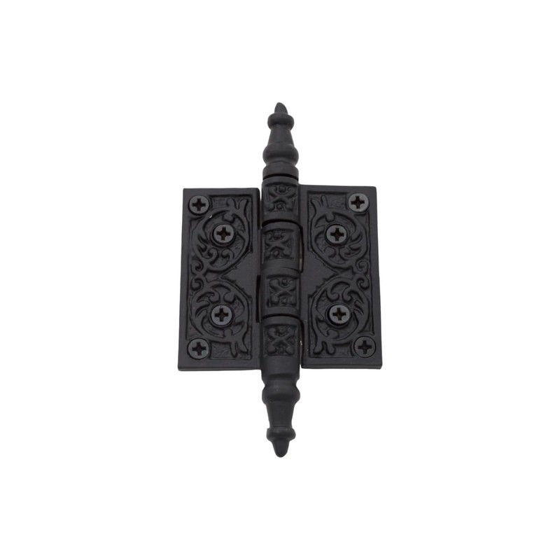 2.5" Victorian Style Steeple Tip Hinge in Cast Iron