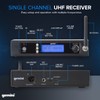 Gemini Sound UHF-6100M Wireless Mic System – UHF Receiver with