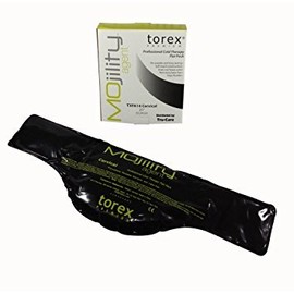 Torex Mojility - Hot and Cold Therapy Flat Pack - Reusable Gel Ice Pack (Cervical Black 2 x 6.5).