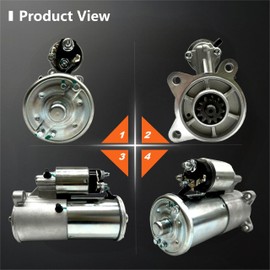 NB-BOTA Starter Motor Compatible with Ford F150 F250 F350 Super Duty,F450,F550,E450,Mustang,Expedition, Excursion & for Lincoln Navigator, Blackwood,Mark LT-4.6L 5.4L 6.2L-Replace#6646N