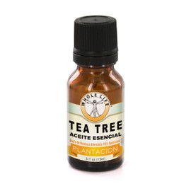 Aceite de Arbol de Te - Aceite Esencial Whole Life Pure Tea Tree Oil Plantacion, 100% Australiano, 15ml
