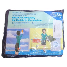 SUN AWAY Portable Blackout Curtain with Window Suction Cups